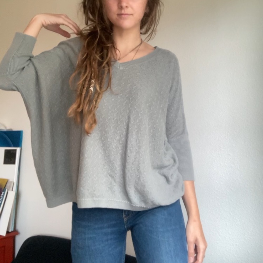 Garnet Hill 3/4 sweater